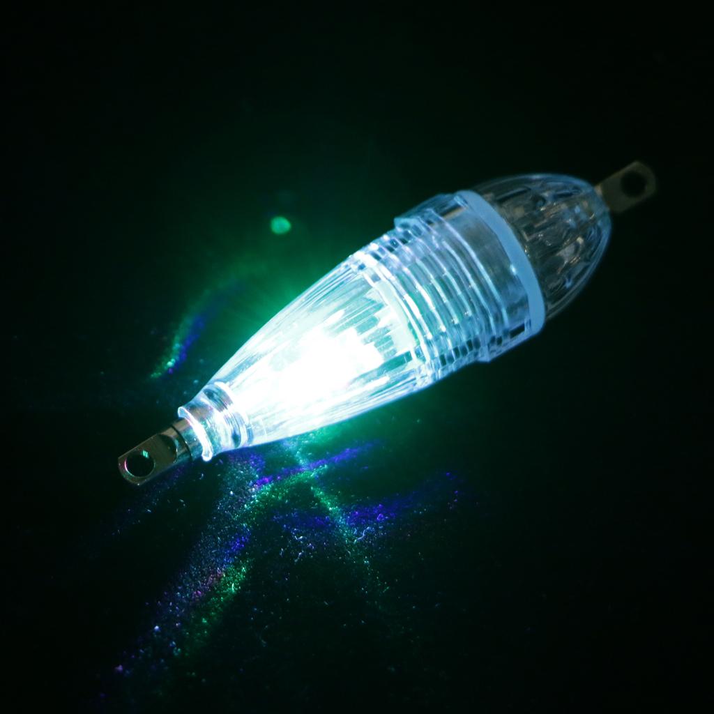 Deep Drop Underwater Fish Attracting Lure Light LED Fishing Flash Baits