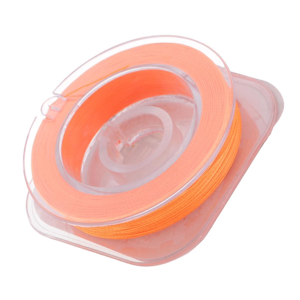 50m Fishing Rod Guide Ring Wrapping Line Rod Building Wrapping Thread Orange