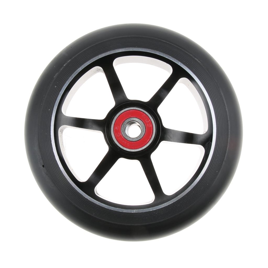 2x 110mm Skateboard Parts Kick Scooter Wheel/Roller For Professional