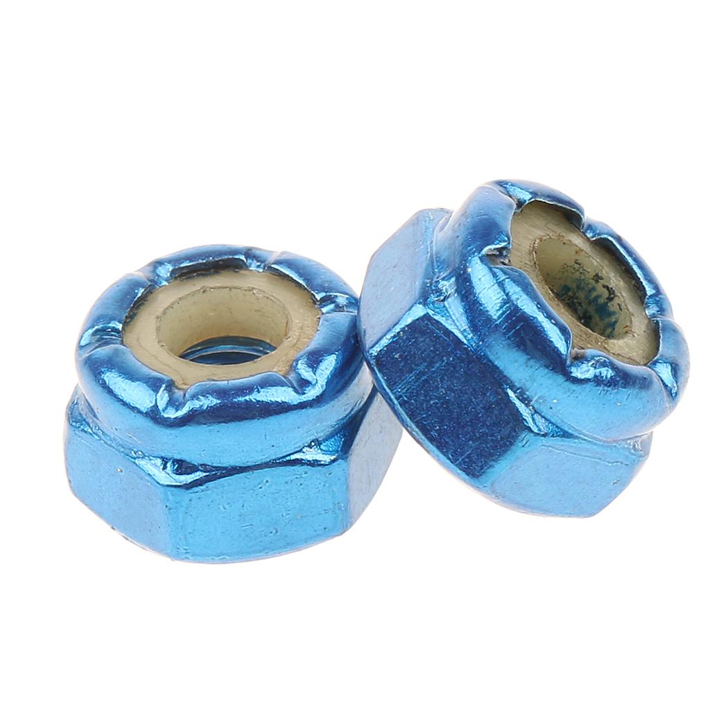 8pcs Replacement Skateboard Truck Hardware Set Longboard Screws Bolts Nuts D 25mm