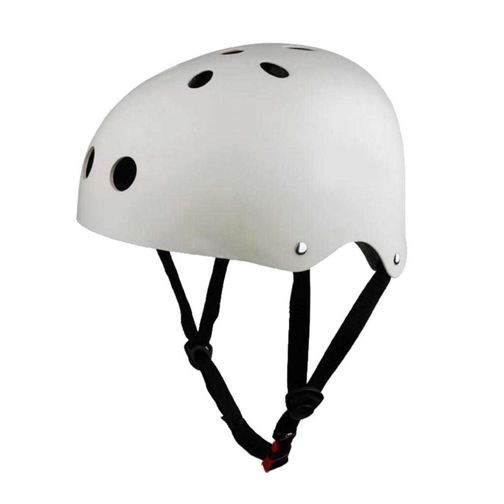Adult/Kids Cycling Skates Helmet Skateboard Scooter Safety Headgear White S