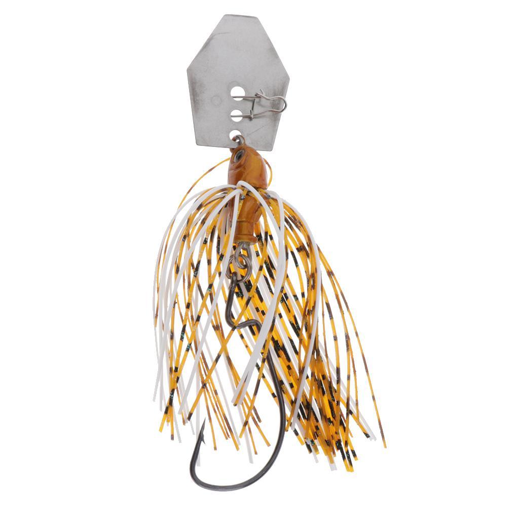 Fishing Skirt Lures Cheater Swimbaits Spinner Trolling Swim Baits Orange