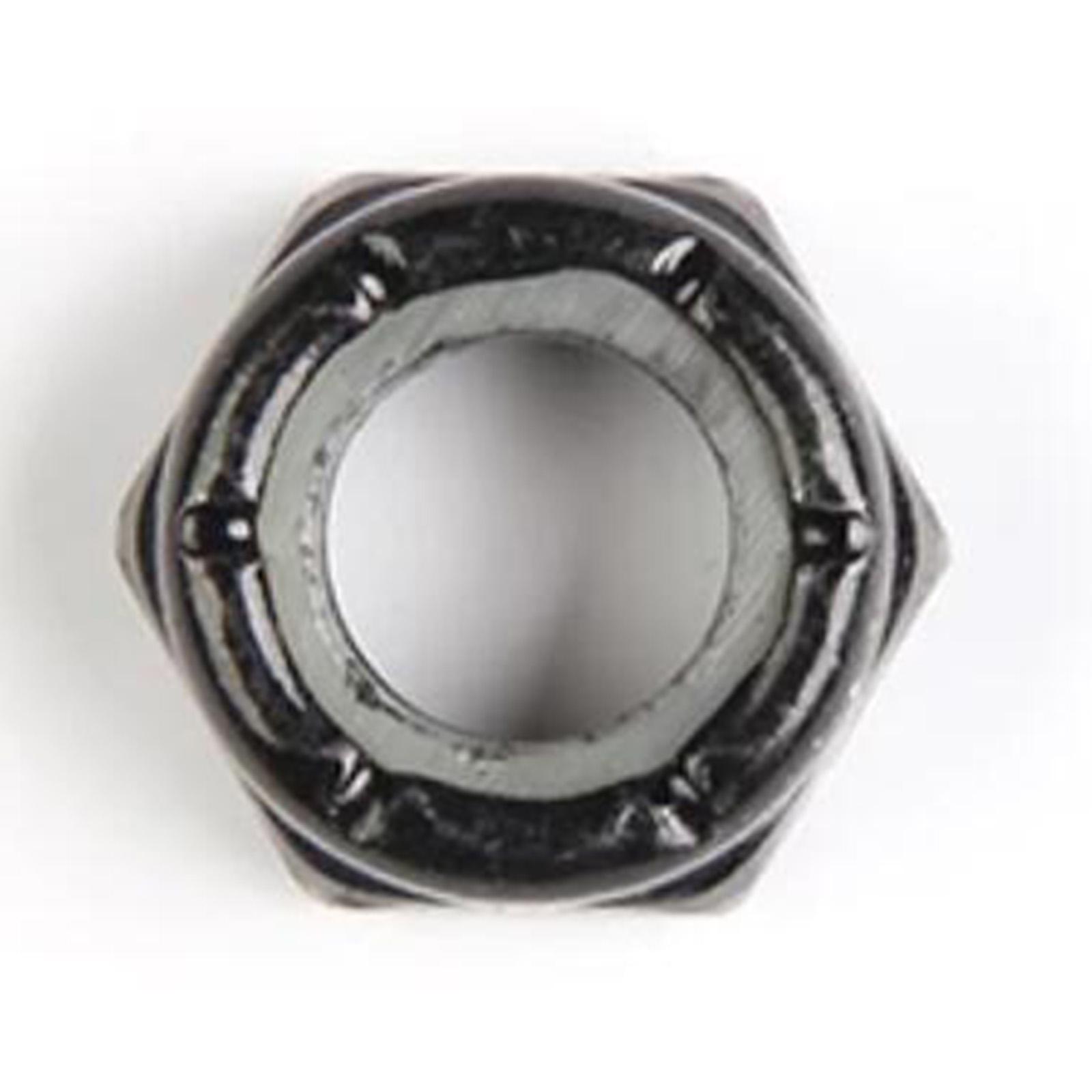 6xSkateboard Truck Axle Washers Spacers Nuts Longboard Rebuild Hardware Black