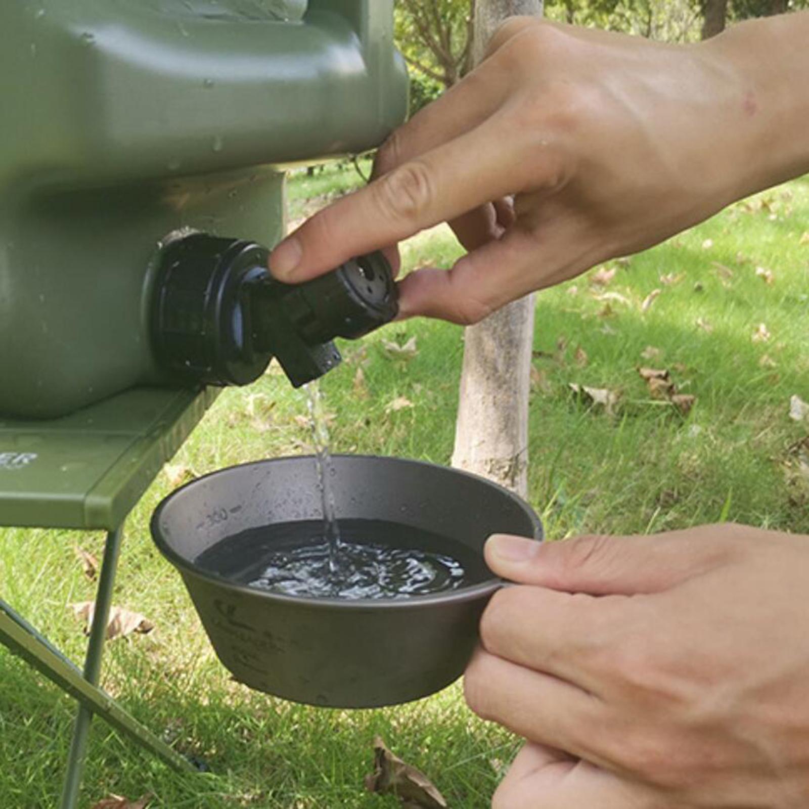 1x Water Storage Tank Water Canteens Water Container with Faucet Emergency