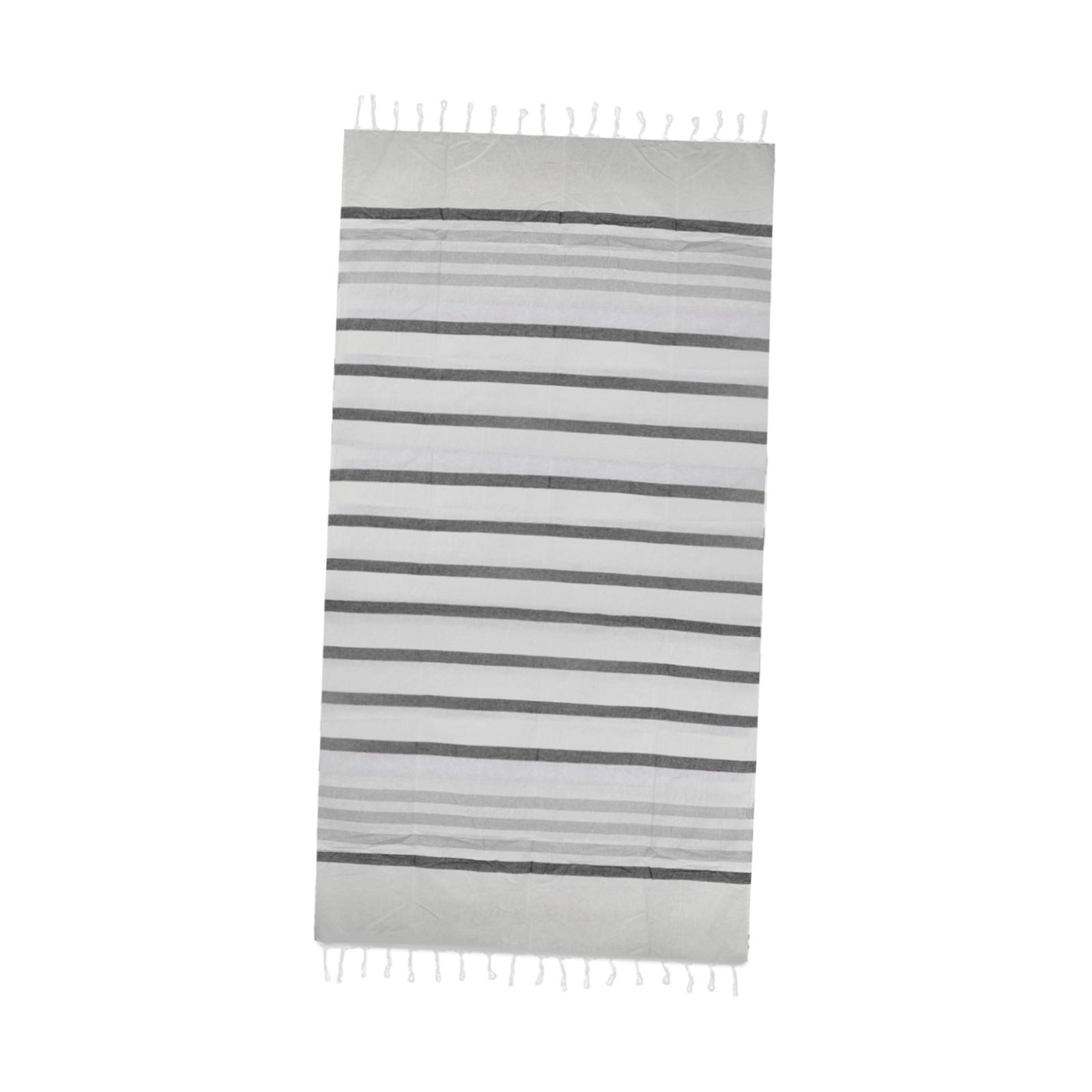 Large Beach Towels Hotel Stripe Pool Towel Blend 90x190cm mixed grey