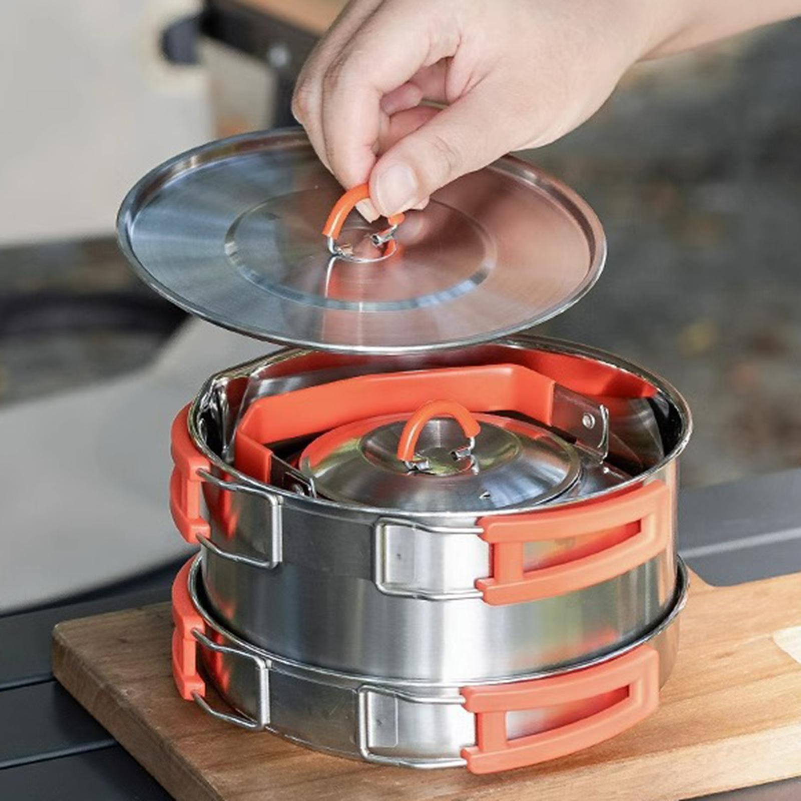 Camping Cookware Set Durable Camping Cooking Set for Camp Picnic Backpacking