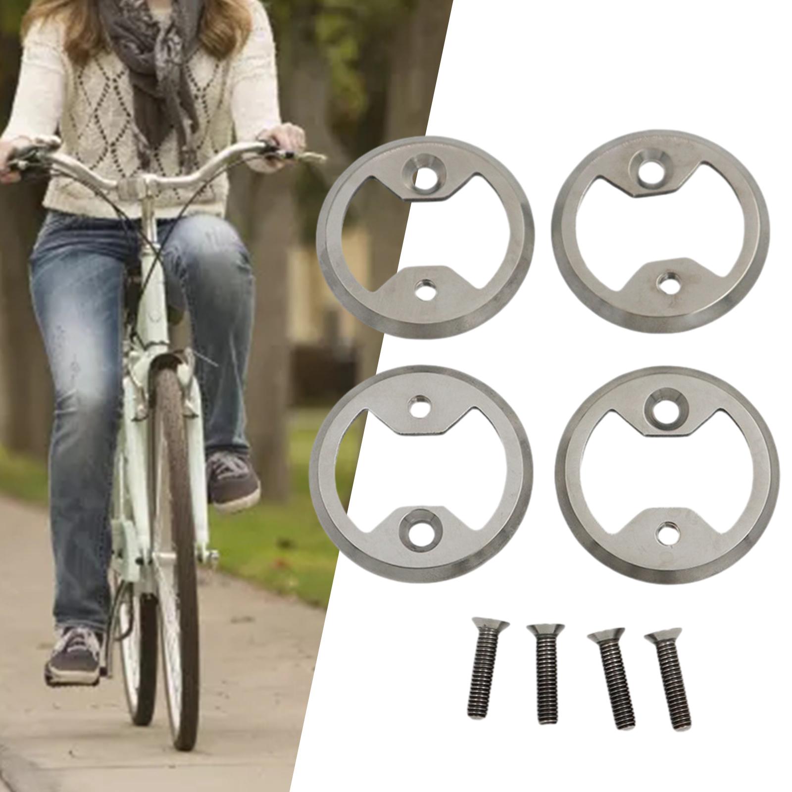 4 Pieces Bike Pedal Plate Bow Parts for Stable Professional basic