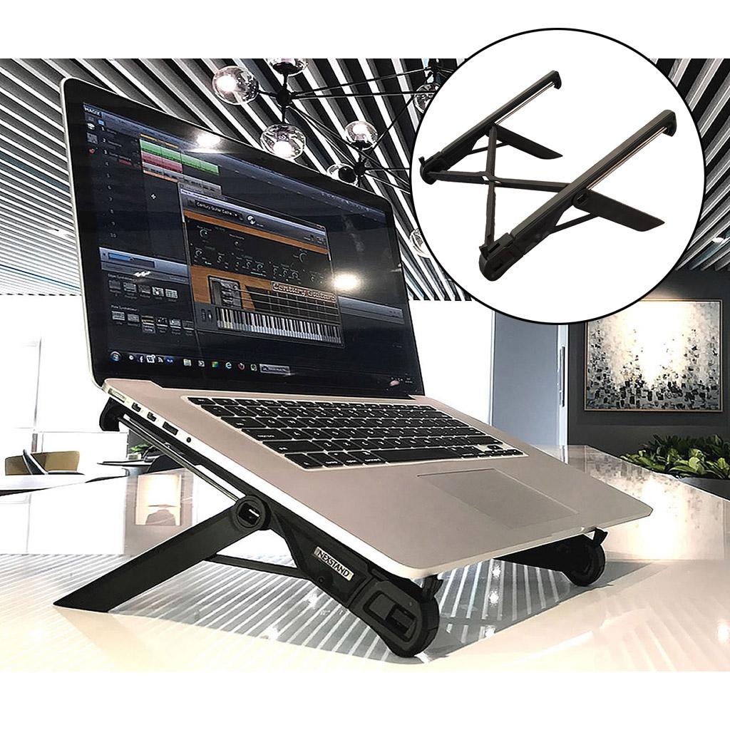 Nylon Laptop Stand Foldable Tray Riser for MacBook Pro More 