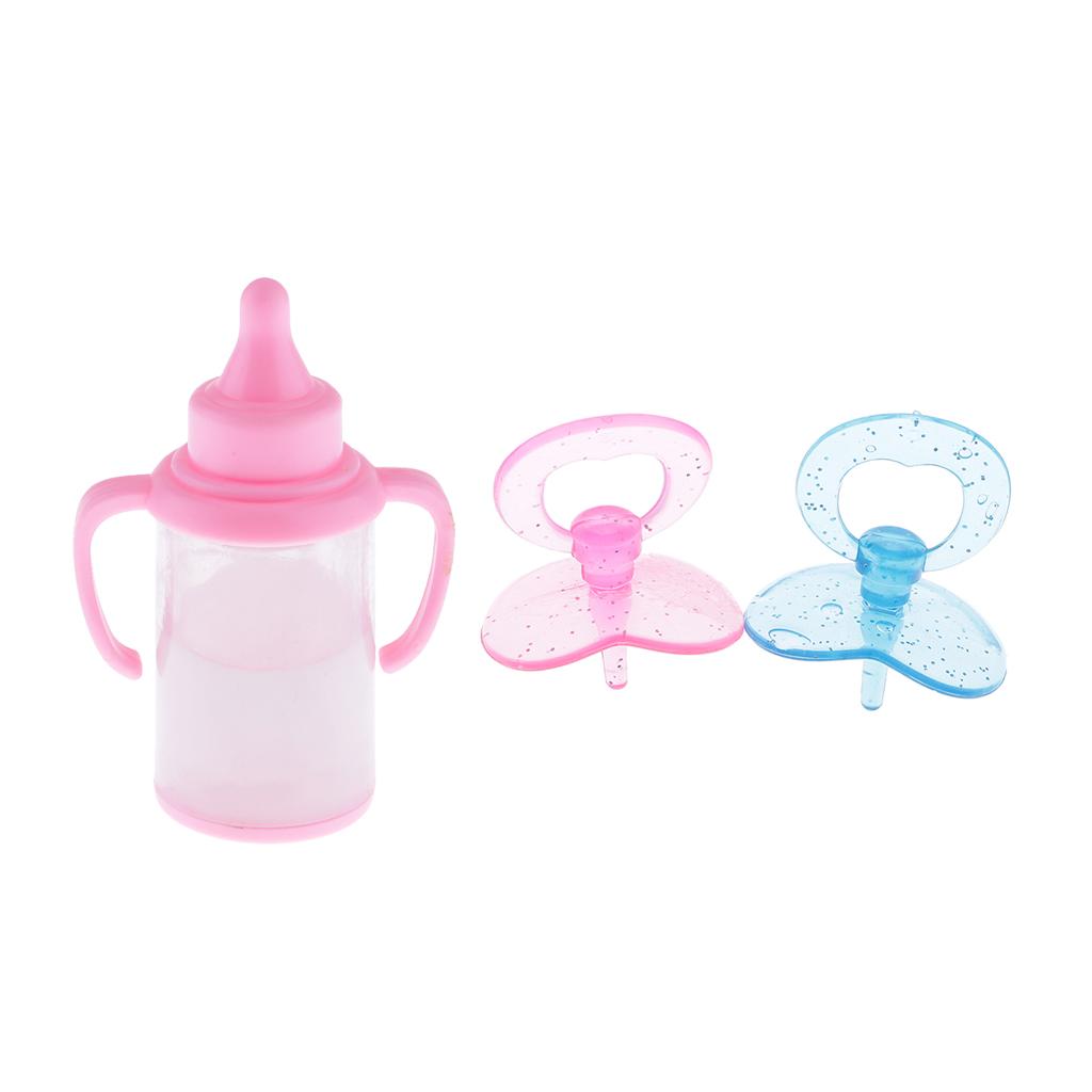 Miniature Baby Feeding-Bottle Pacifier for  Doll House Accessories