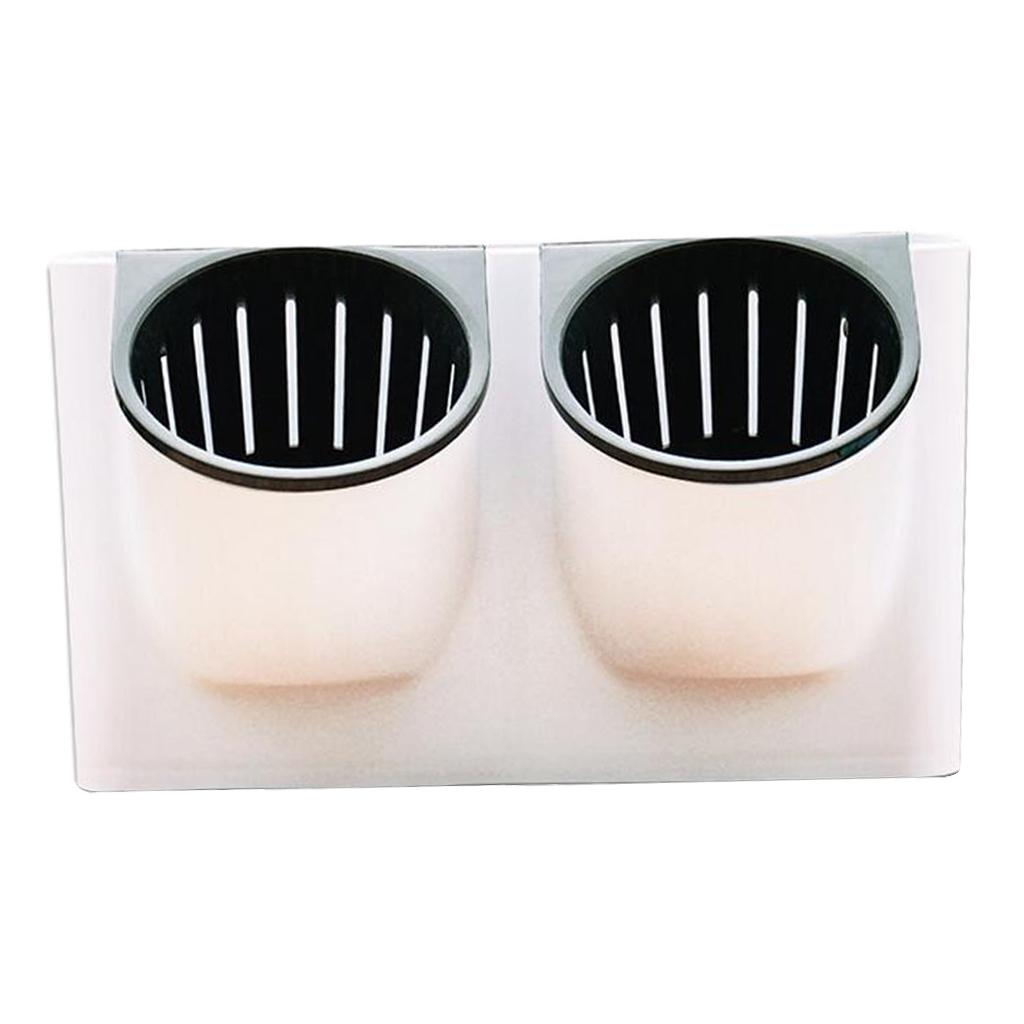 Small Wall Planter Self Watering Flower Pots Garden Yard Patio Plants White