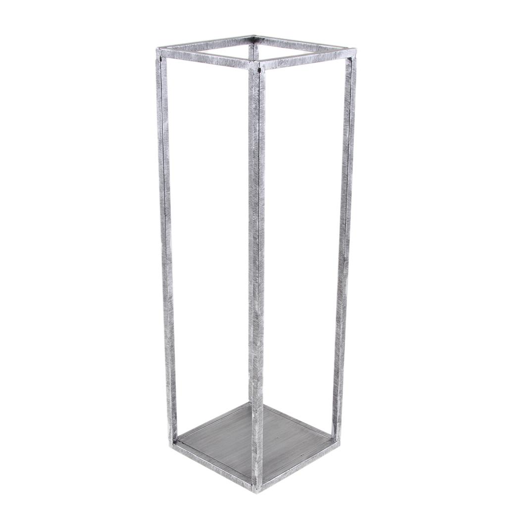 Rectangular Cake Display Stand Plant Flower Dessert Display  Rack Retro Silver Super 