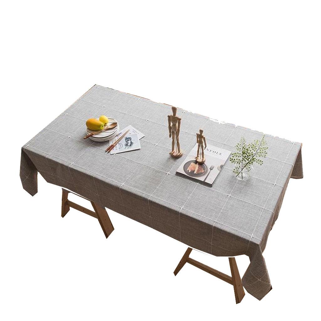 Table Cloth Rectangle Tablecloth Home Kitchen Tabletop Decoration 135x135cm