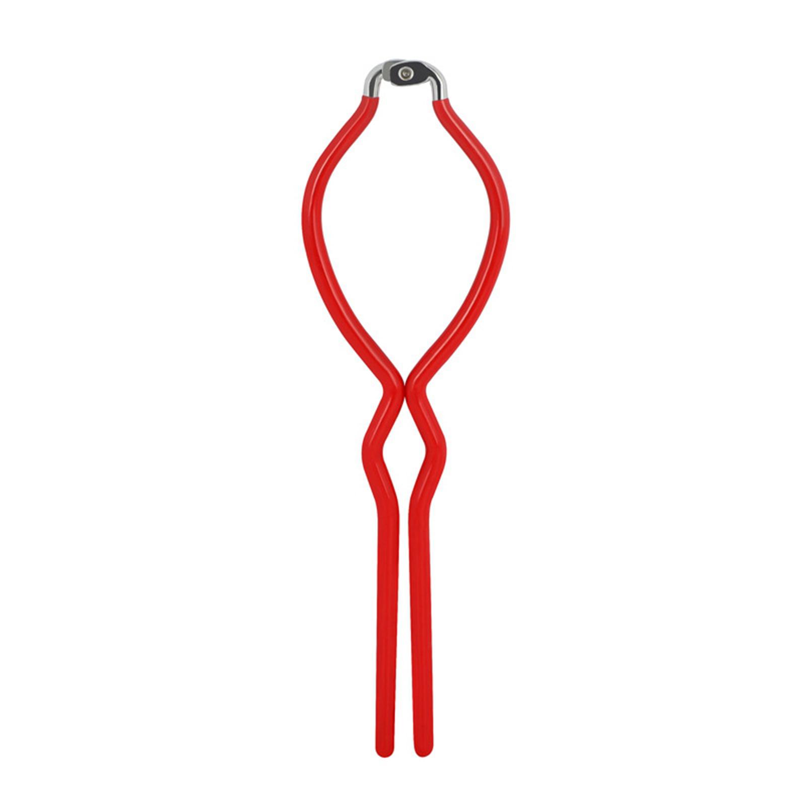 6Pcs Canning Jar Lifter Anti-Slip Lifting Jar Tongs Canning Funnel Red