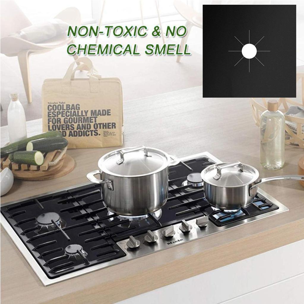 Stovetop Stove Burner Cover Cooktop Protector Liner Clean Mat Cleaning 6pcs
