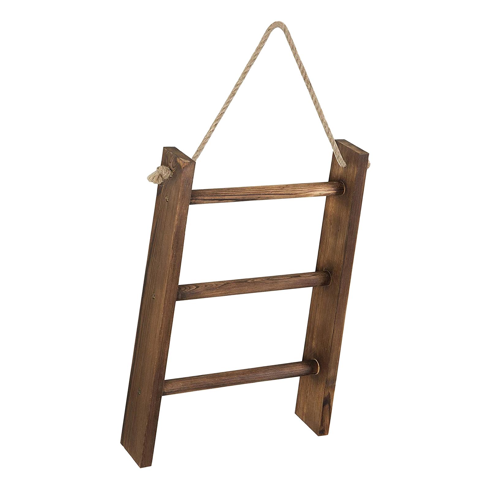Wooden Towel Rack Rope