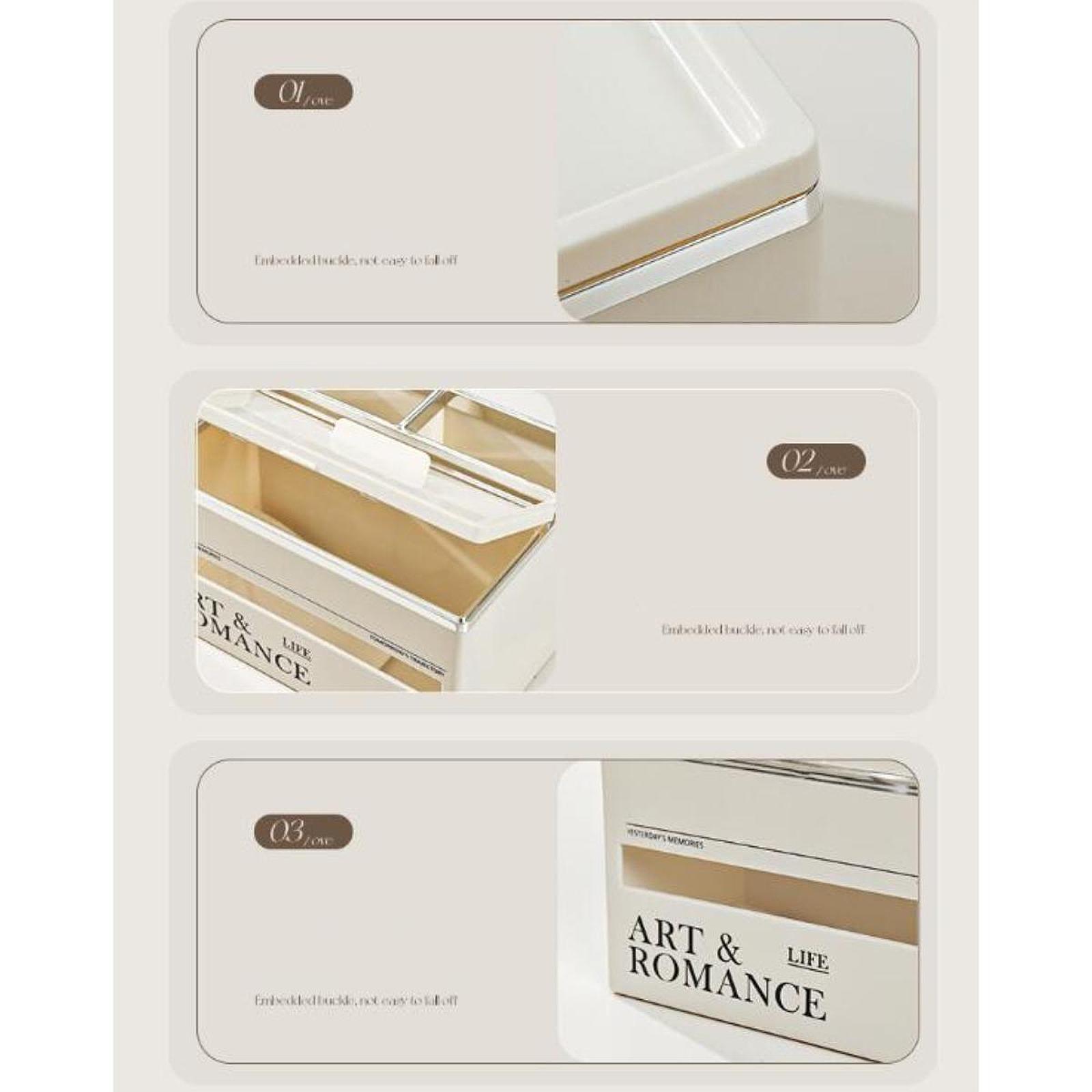 Tissue Box Holder Bathroom Toilet Paper Holder for Kitchen Restroom Washroom