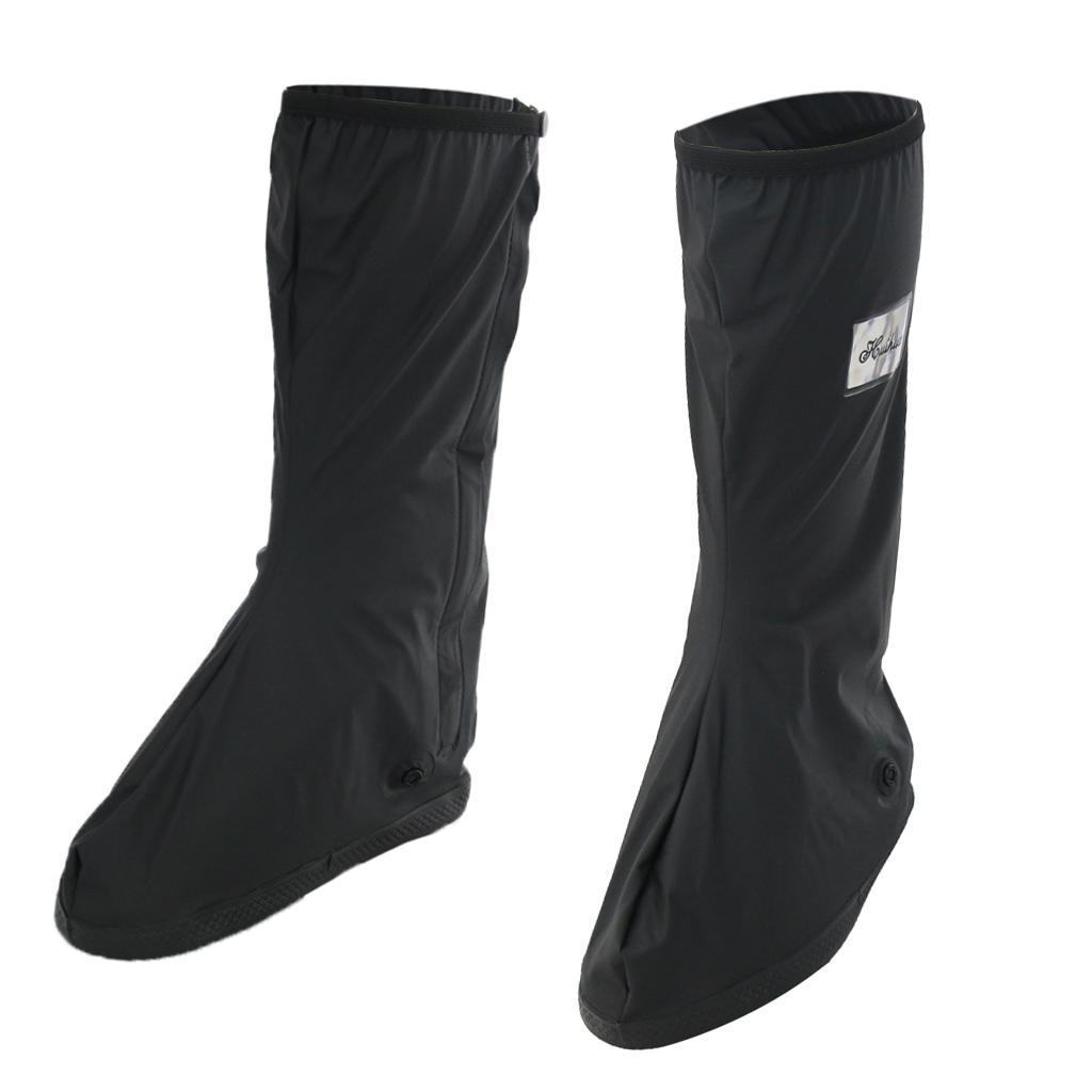 Waterproof Rain Shoe Covers Anti-slip Boots Hiking Bike Reusable ...