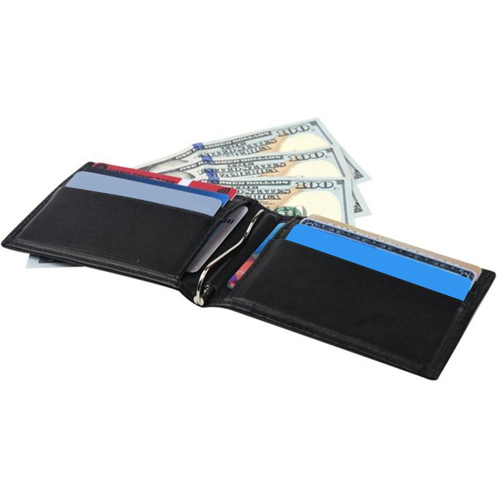 RFID Blocking Anti Theft Wallet Credit Card Holder Safety Shield Money Clip