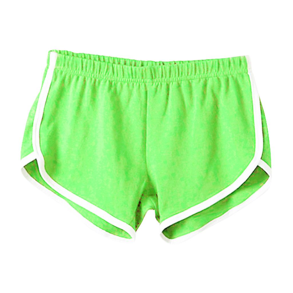 Womens Summer Sports Shorts Green