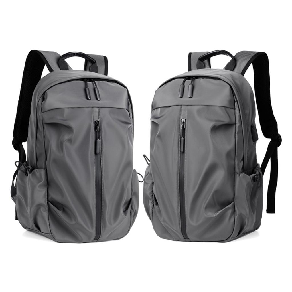 Travel Laptop Backpack Computer Daypack with USB Charging Port Gray