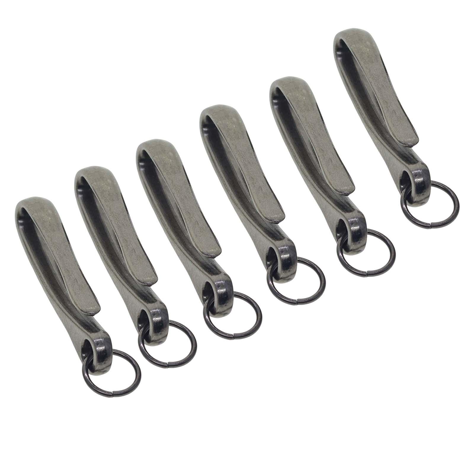 Fish Hook Keychain Light Black