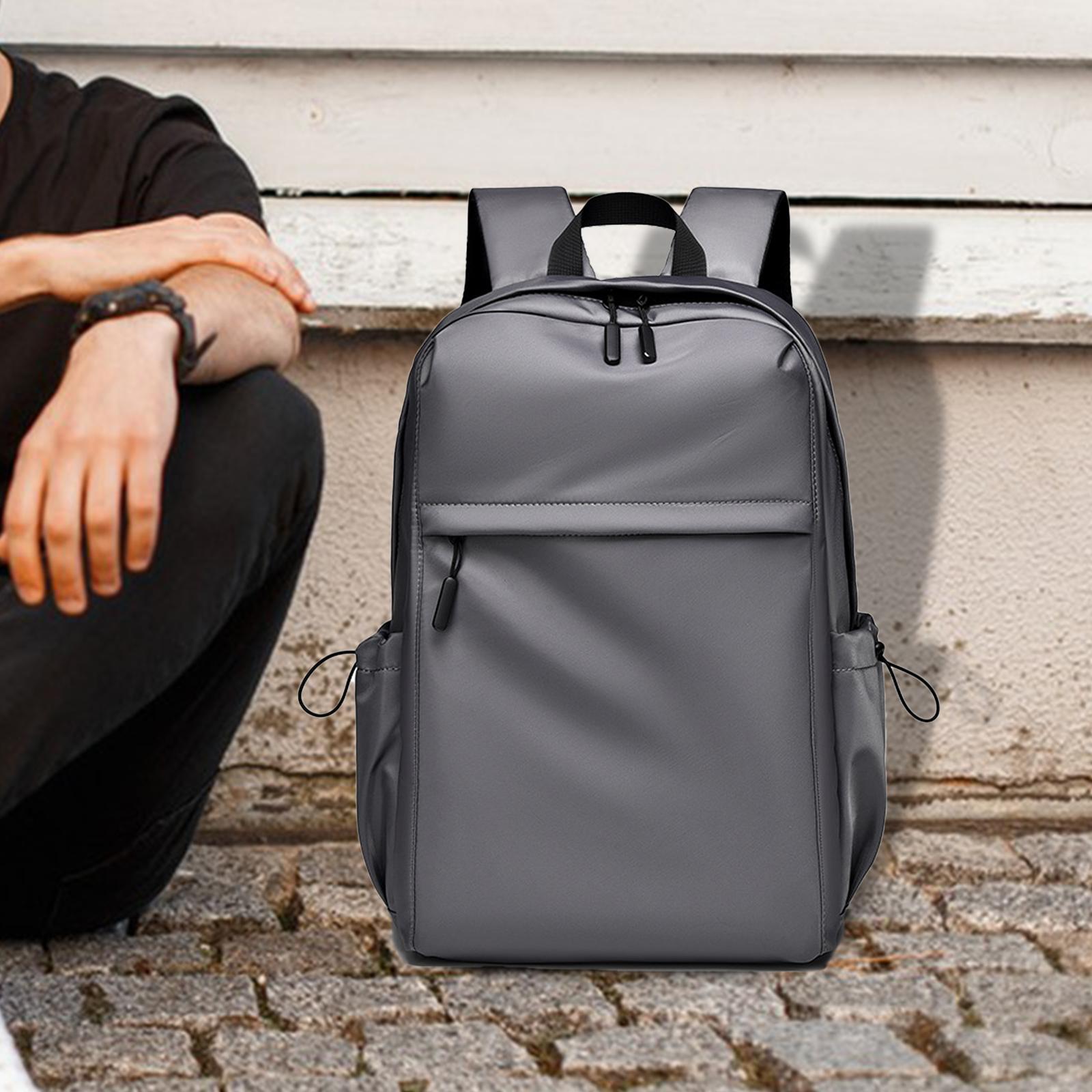 Carry on Backpack Waterproof Traveling Teacher Large Capacity Casual Daypack gray