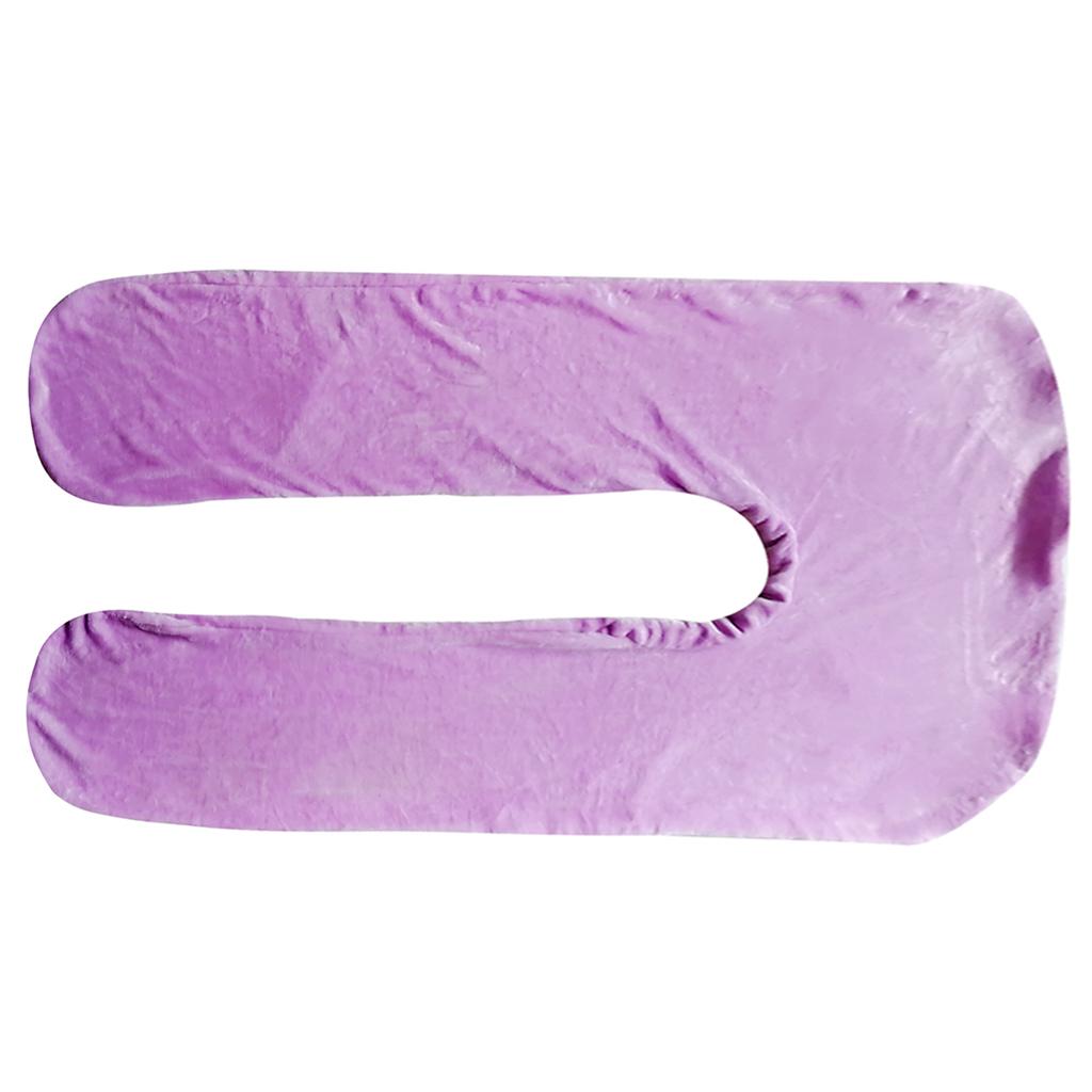 U Shaped Pregnancy Body Pillow with Zipper Removable Cover ...