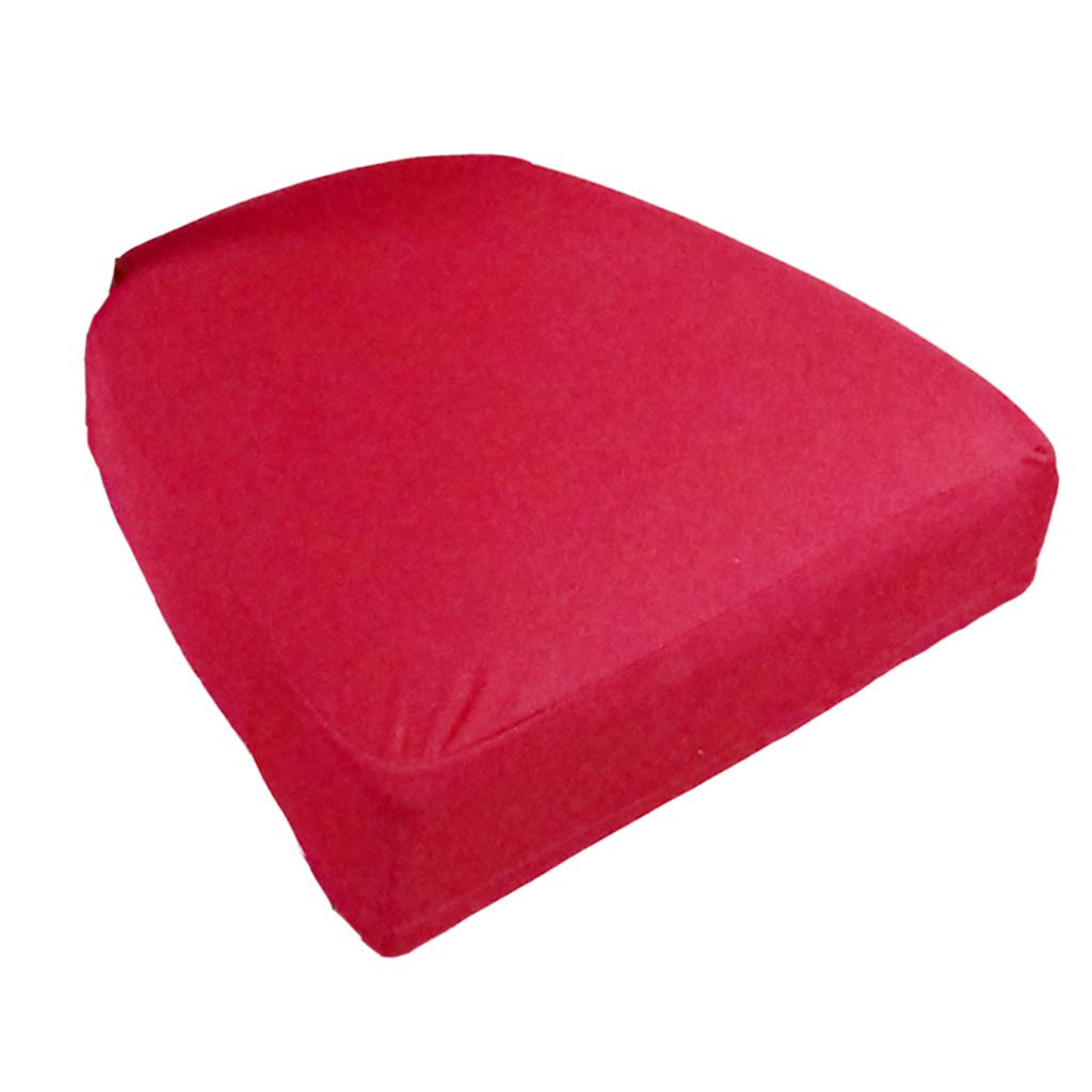 Stretch Spandex Dining Room Chair Cover Seat Pad Slipcover Red