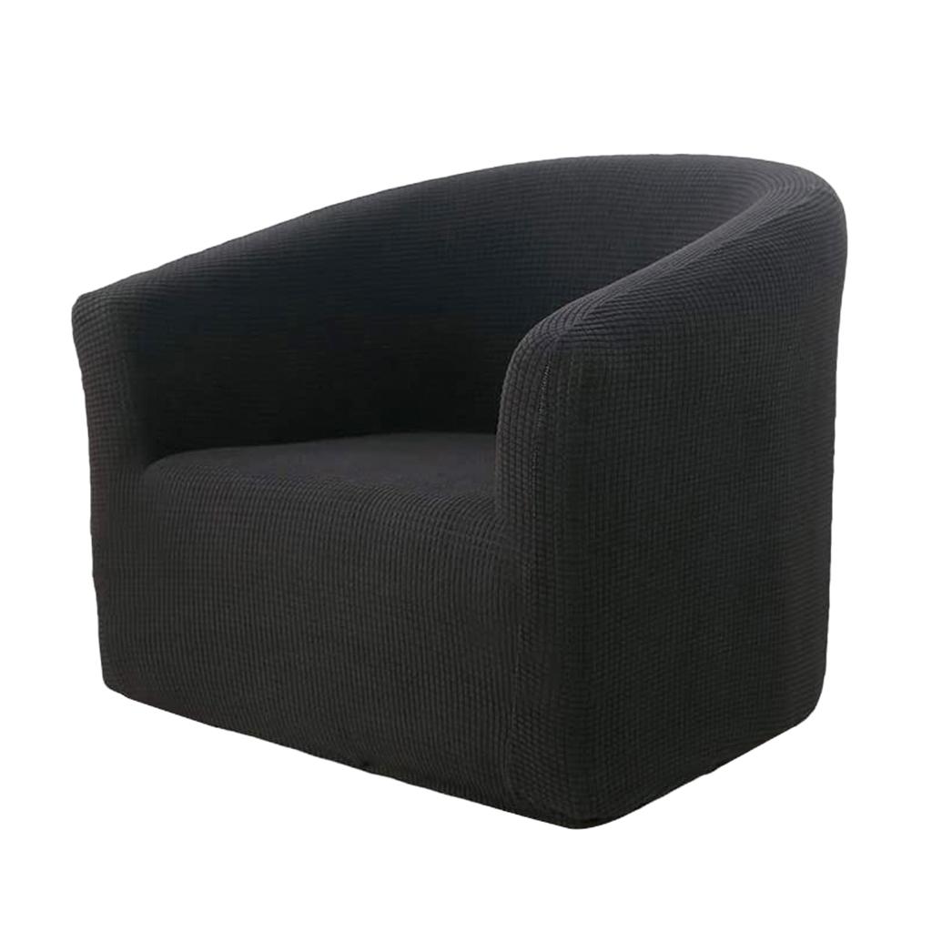 Fashion Armchair Slipcovers Chair Couch Sofa Cover Black