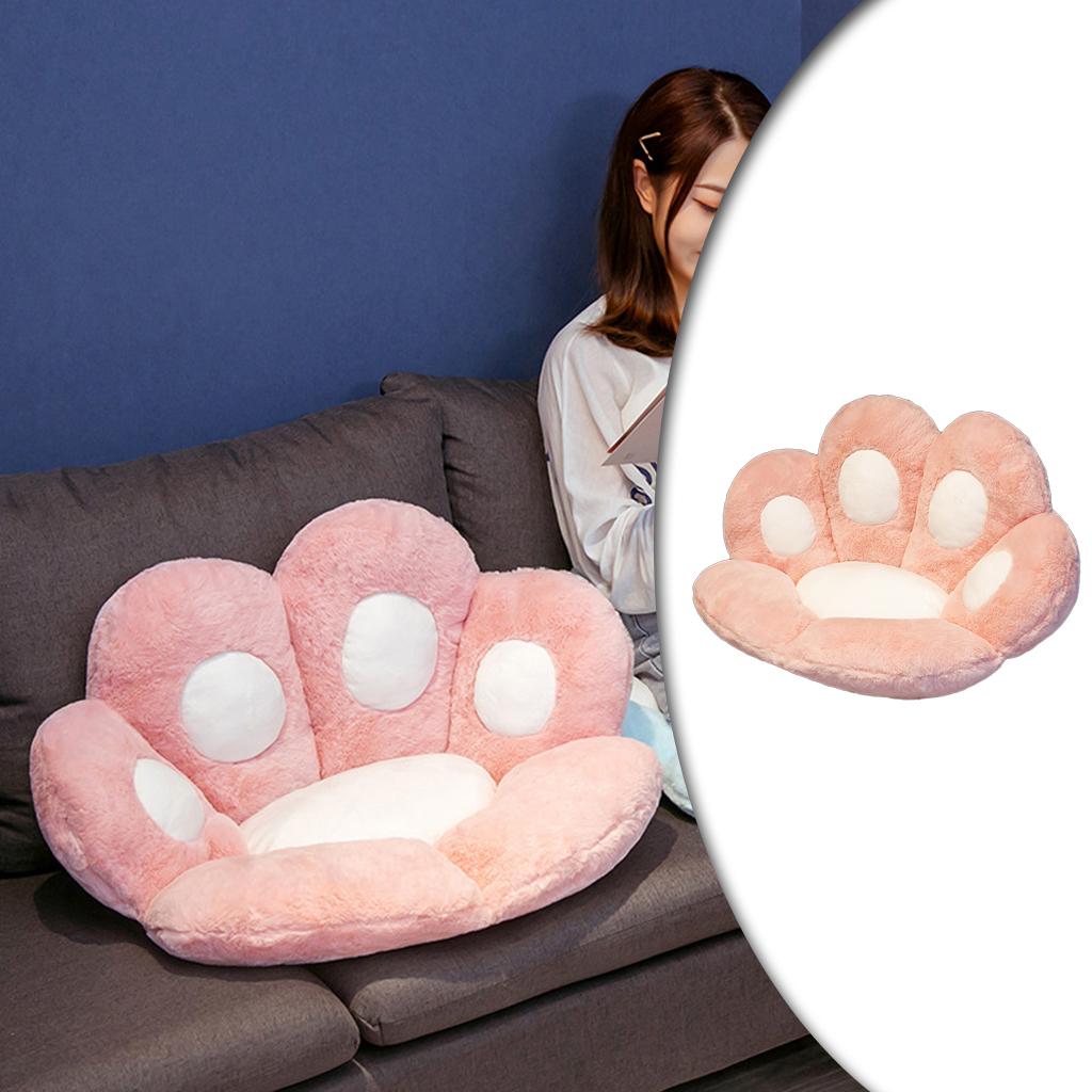 Comfortable Paw Pillow Animal Seat Cushion Stuffed Lazy Sofa Pink