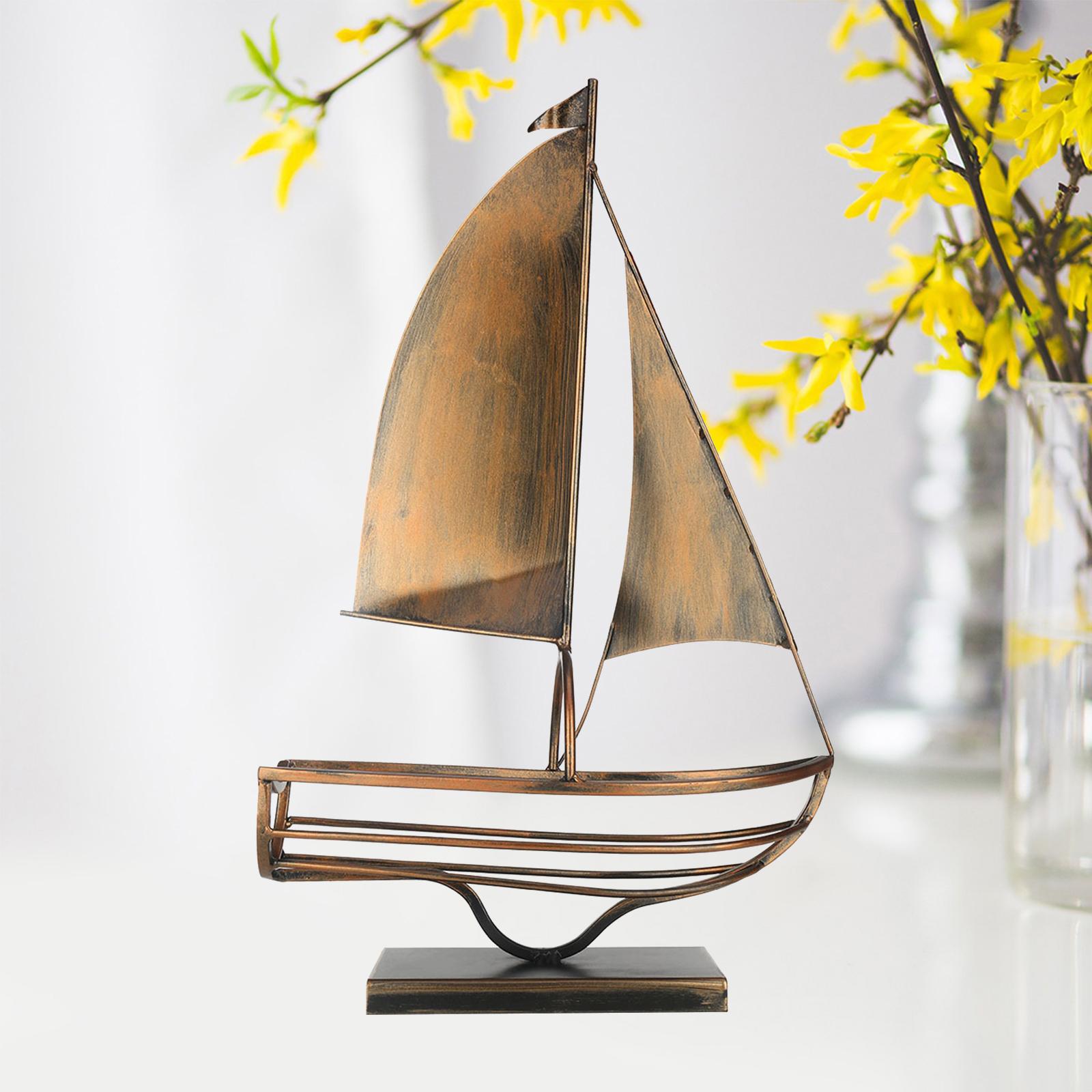 Wine Holder Sailboat Shape Premium Elegant Perfect for Pantry Bar Basement