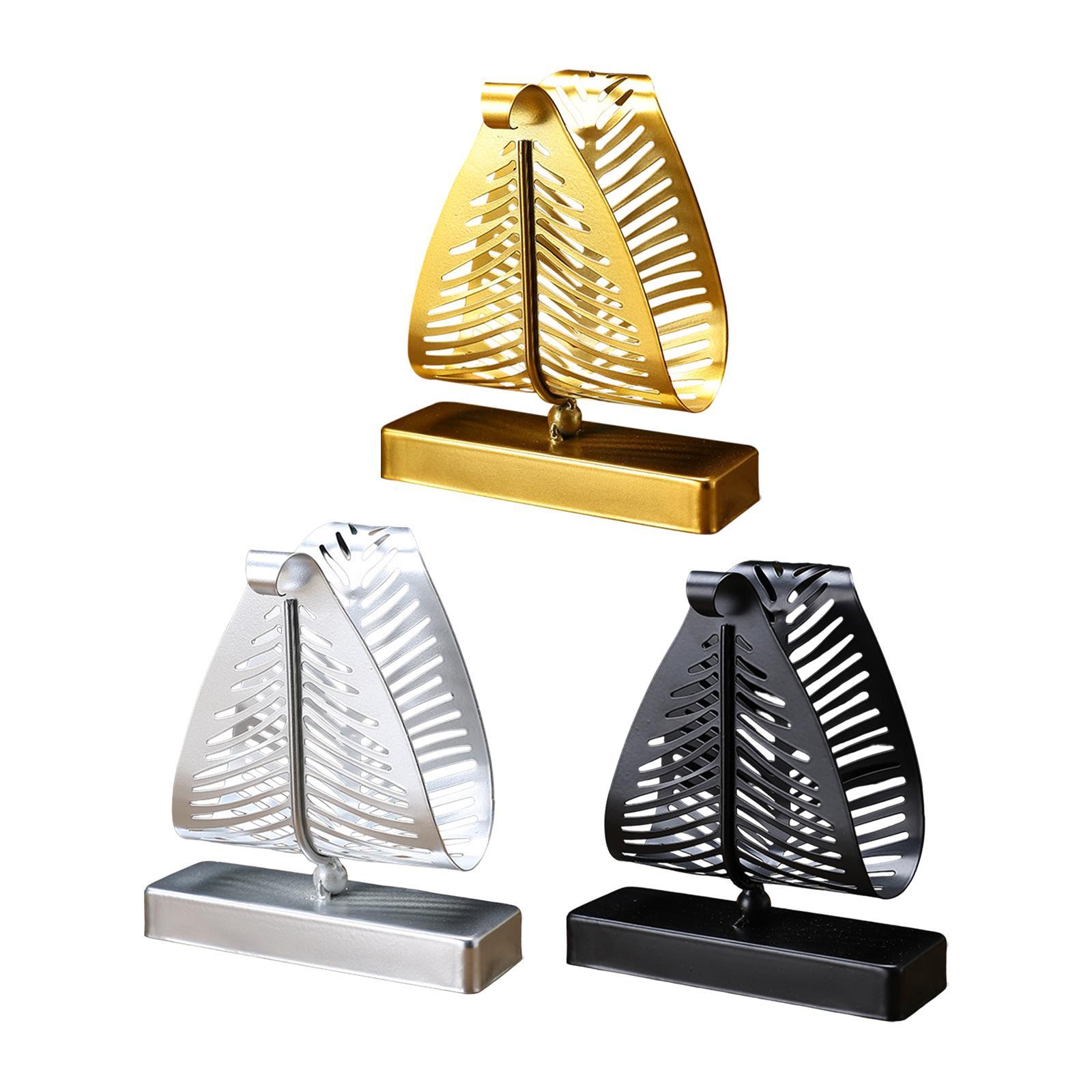 Napkin Holder Desktop Paper Towel Holder Modern Vertical Tissue Holder Gold