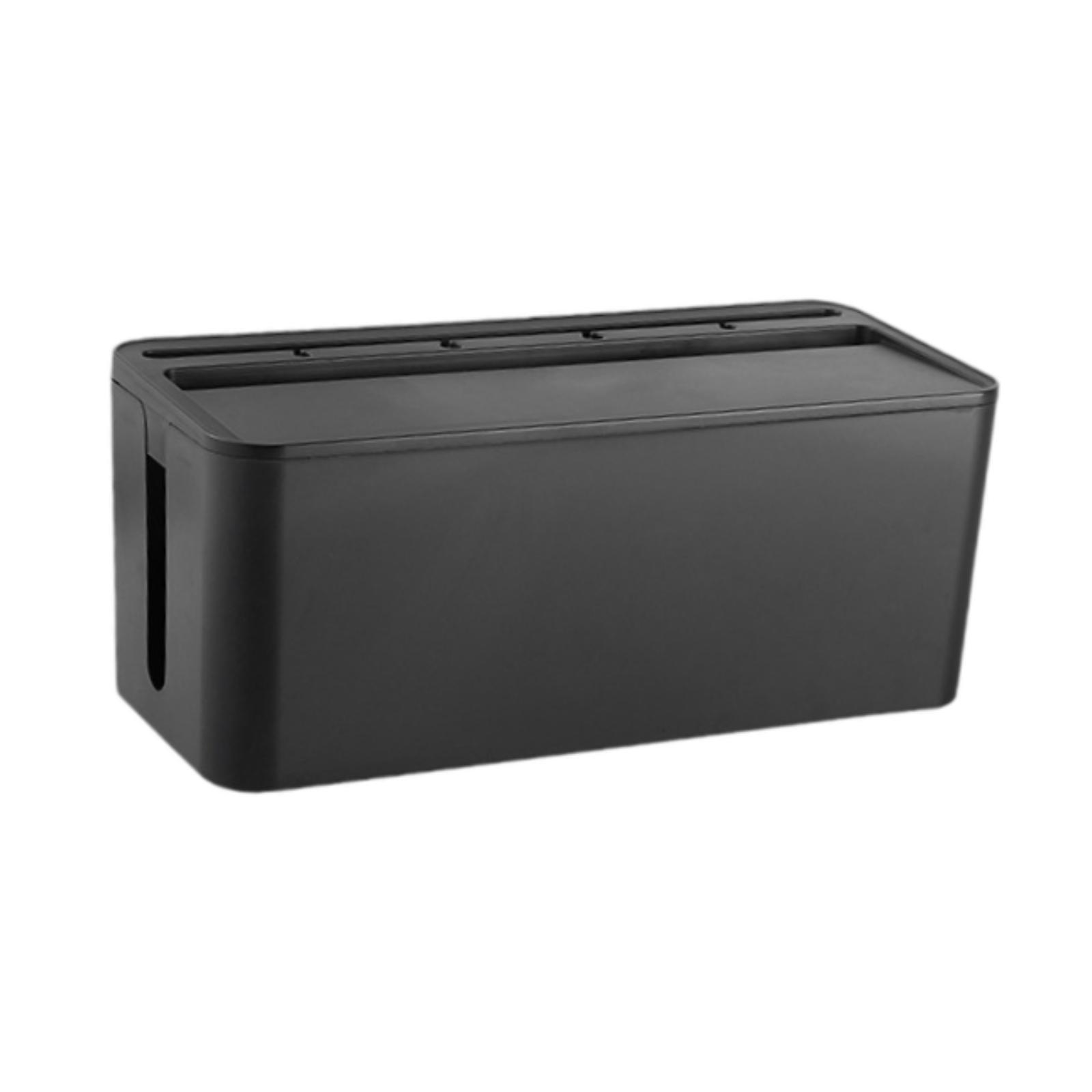 Cable Management Box Black