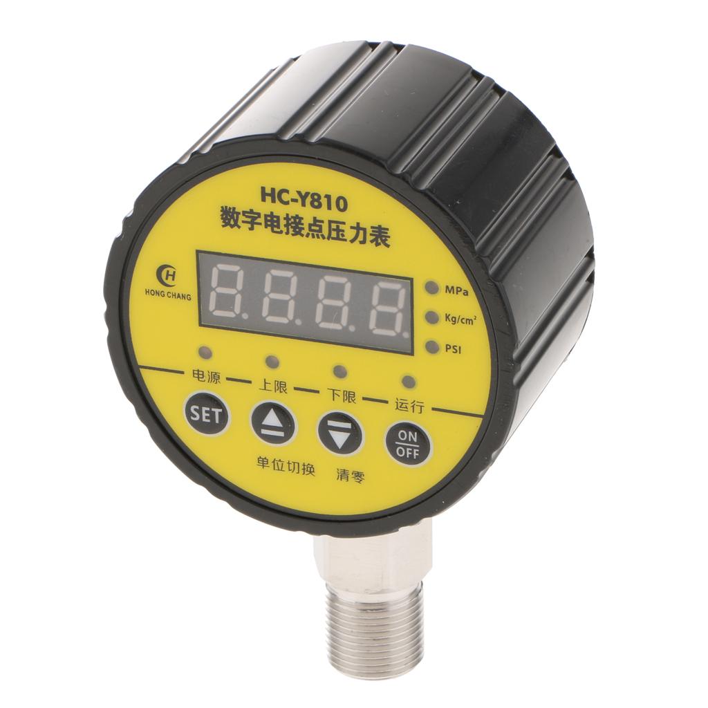 HC-Y810 Digital Electric Contact Pressure Gauge Vacuum Meter 0-1.6MPA