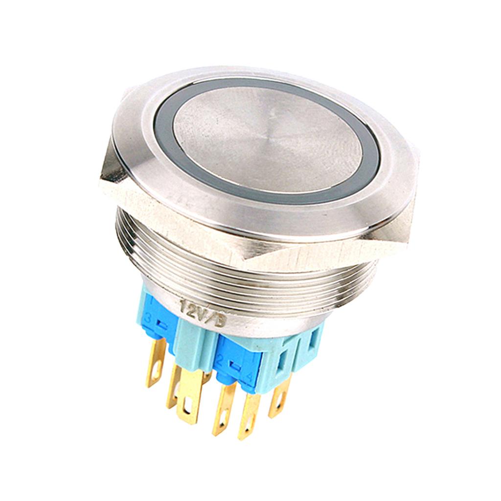 1Pcs 12V 30mm Metal Push Button Momentary Switch LED eBay