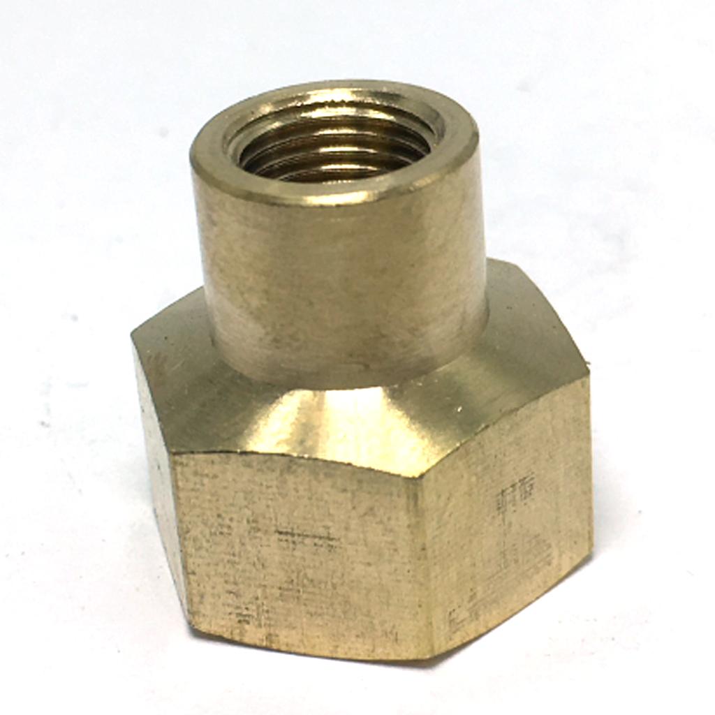 1 Pc Female Thread Straight Brass Adapter DN10xDN6