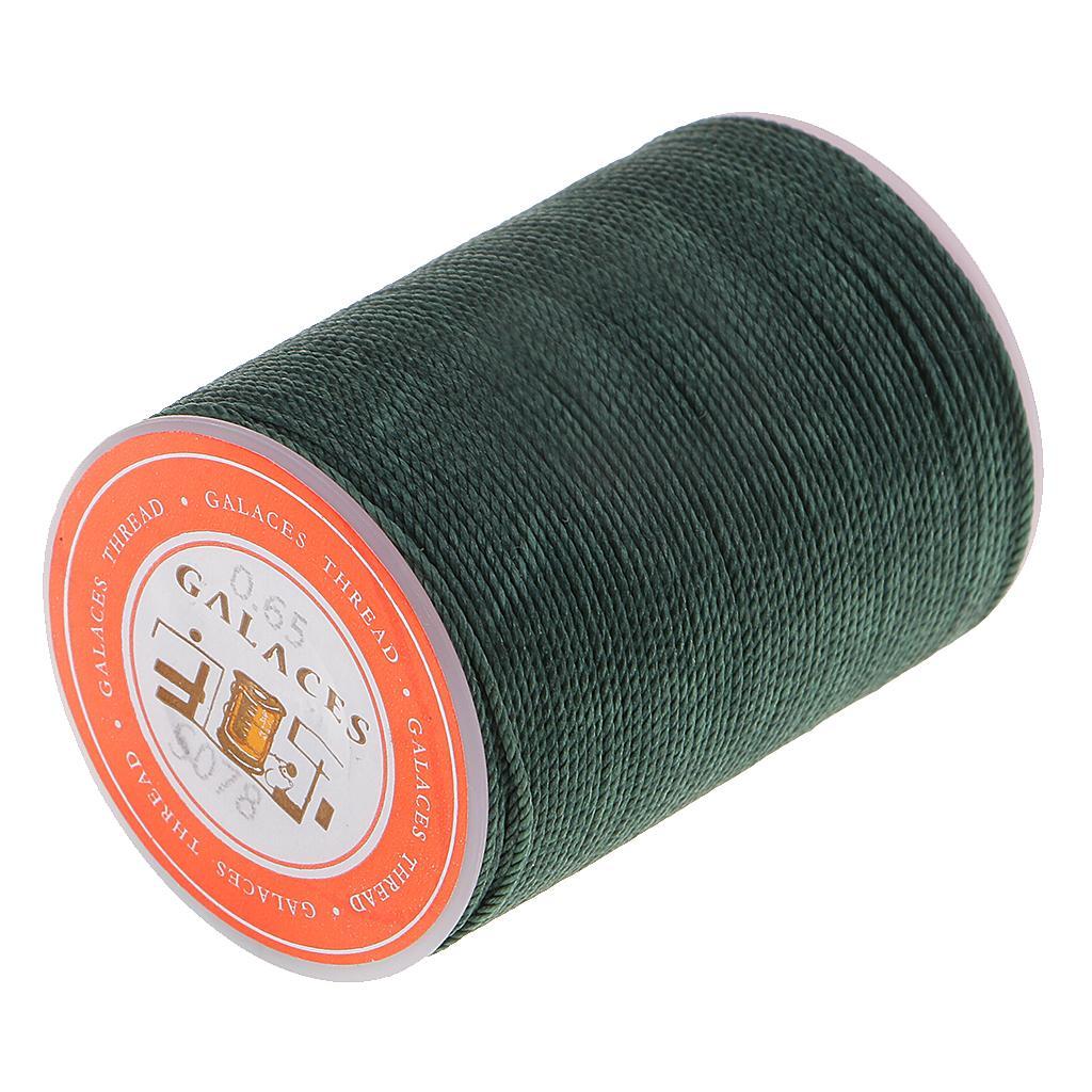 Waxed Polyester Thread for Leather Clothes Shoes Bags Sewing Stitching 0.65mm - Picture 16 of 29
