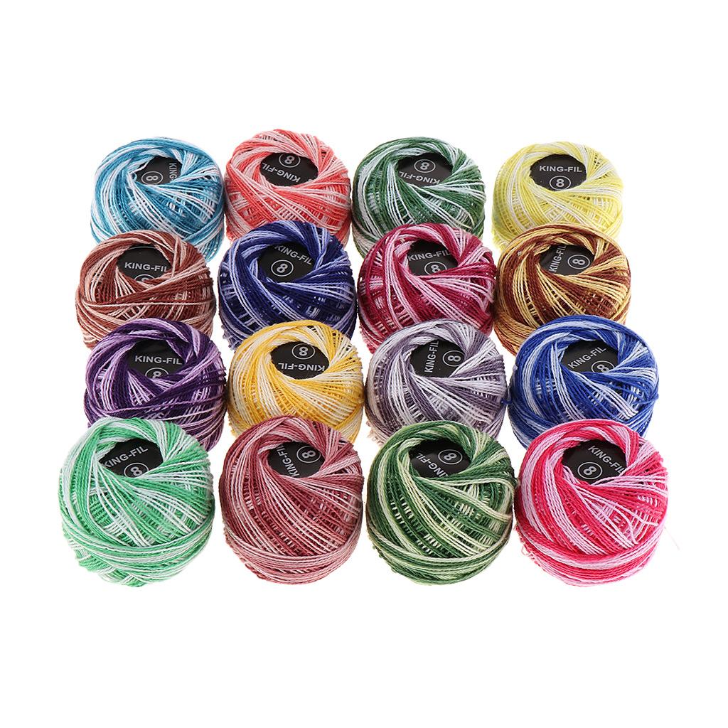 Embroidery Thread 16 Pieces
