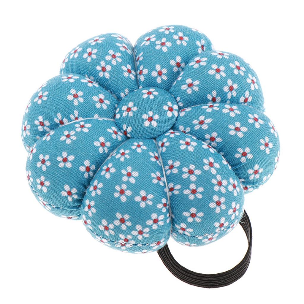 YISTA Wrist Pin Cushion Wearable Pumpkin Sewing Pin Cushions for Needlework Pink