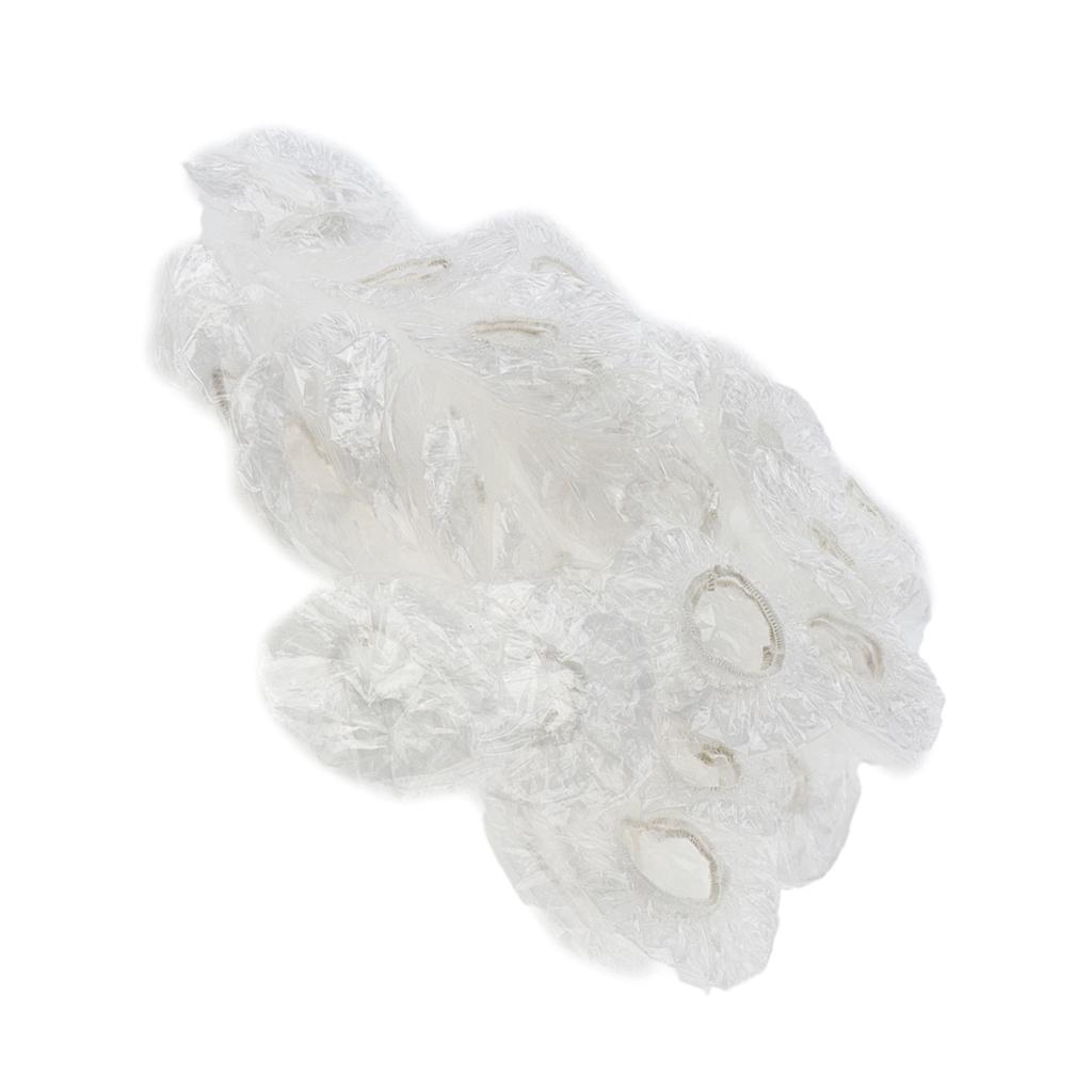 200 Pieces Disposable Bath Ear Covers Waterproof Earmuffs Caps Transparent