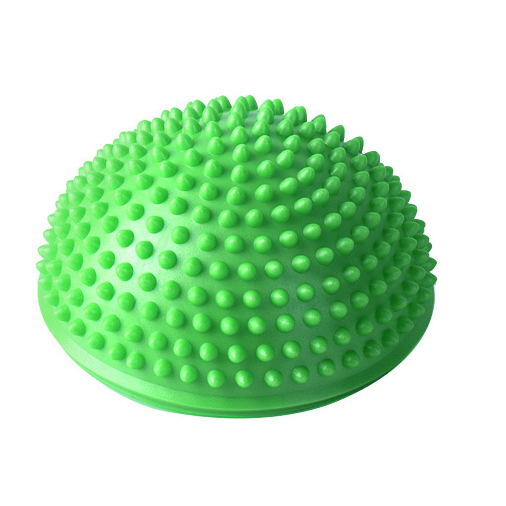 Semi-Circular Durian Ball Inflatable Yoga Balls Fitness Balance Ball Green