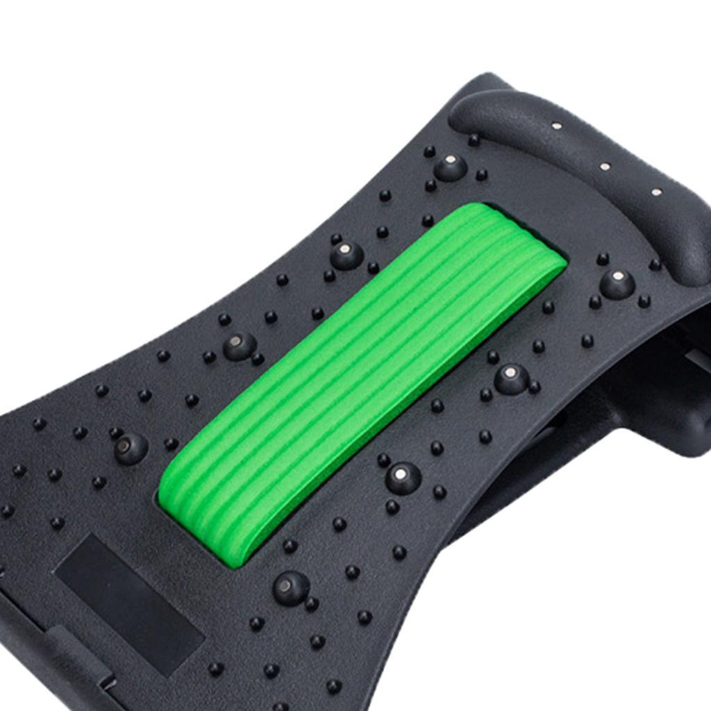 ABS Magnetic Therapy Neck Spine Massager Stretcher Stretch green black