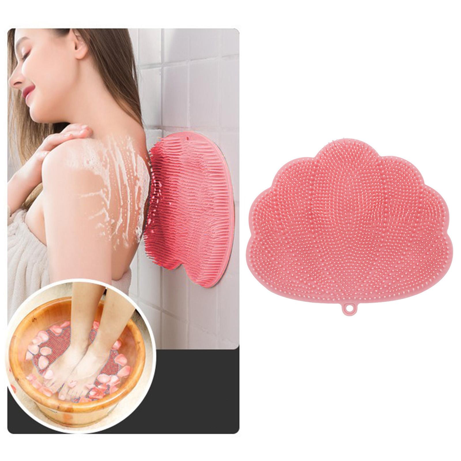 Shower Foot Massager Scrubber Improves Foot Circulation for Exfoliate Pink