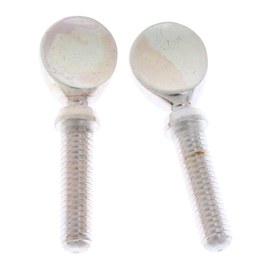 2x Saxophone Neck Screw Ligature Clip Screw for Woodwind Instrument Silver
