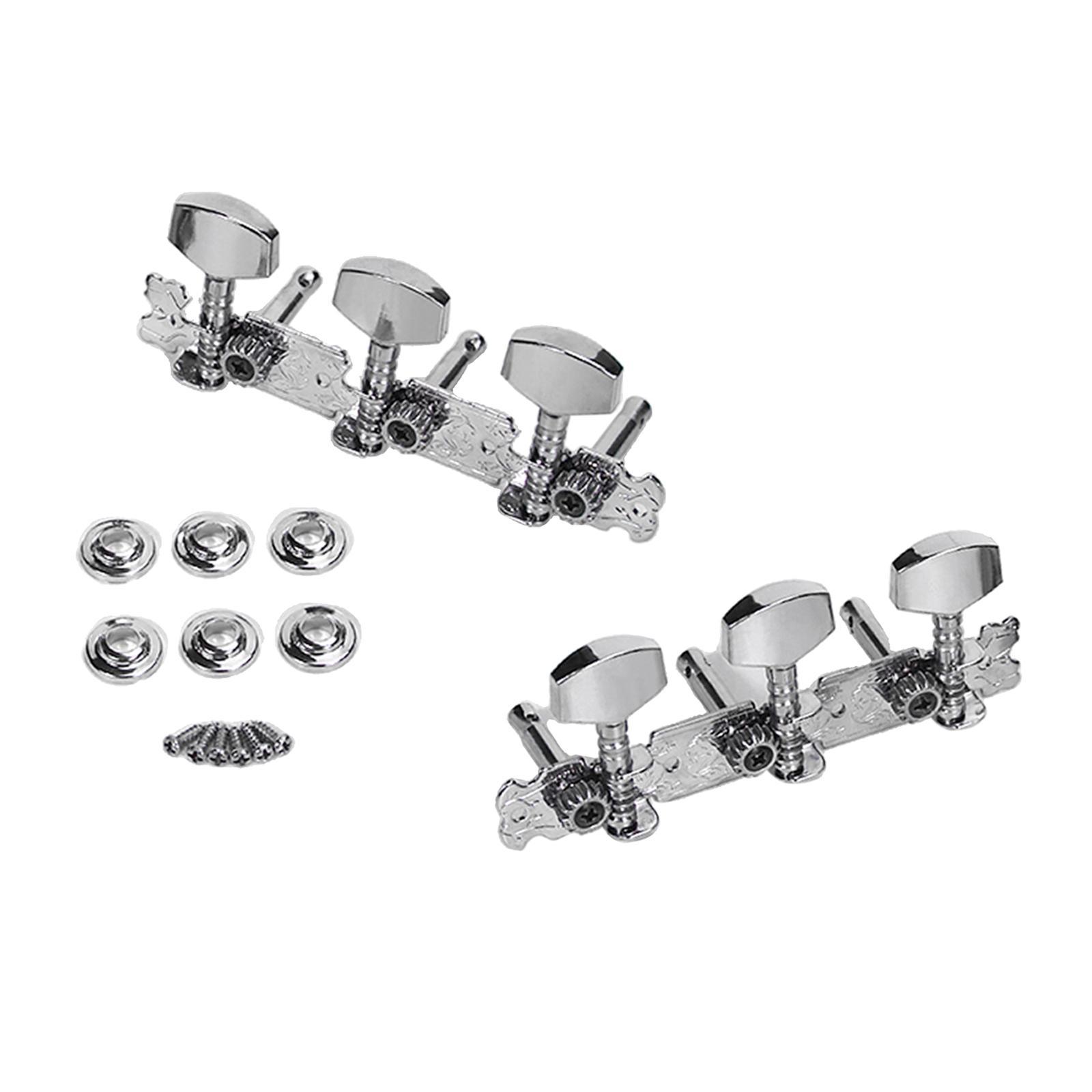 Tuning Pegs Tuners Machine Heads for Acoustic Folk Guitar 2Pcs
