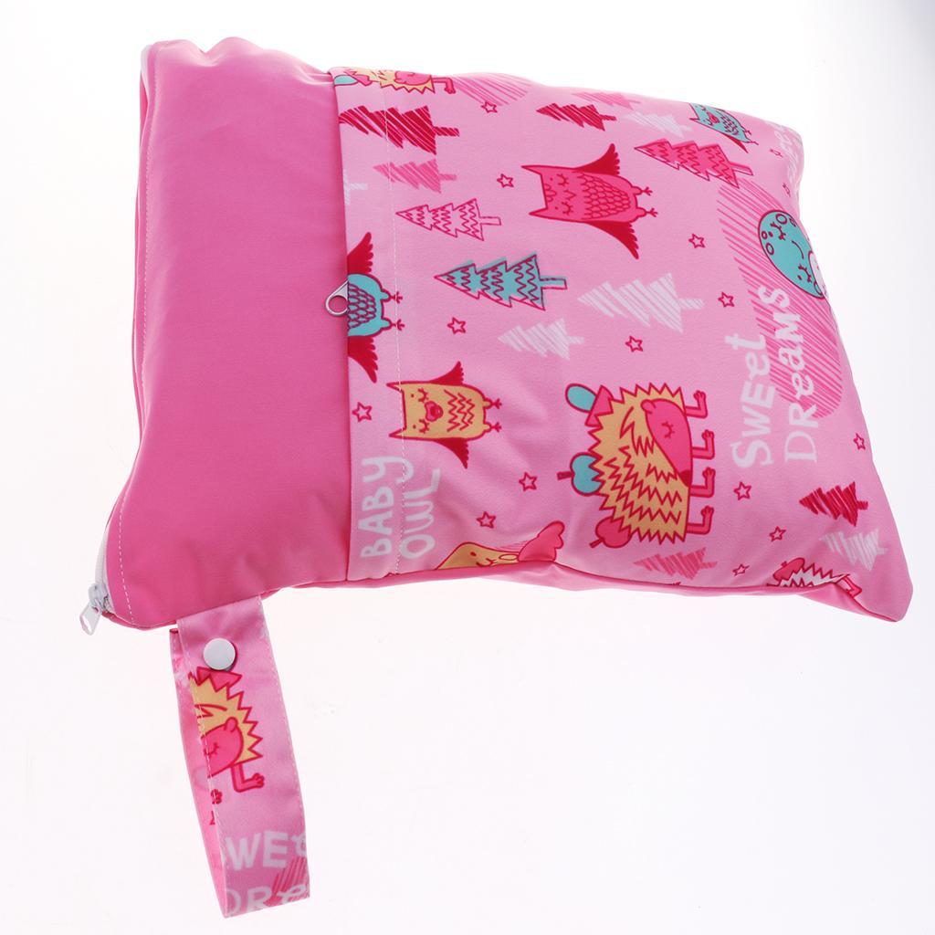 Travel Wet and Dry Cloth Diapers Wet Bags Waterproof Reusable  Style 6