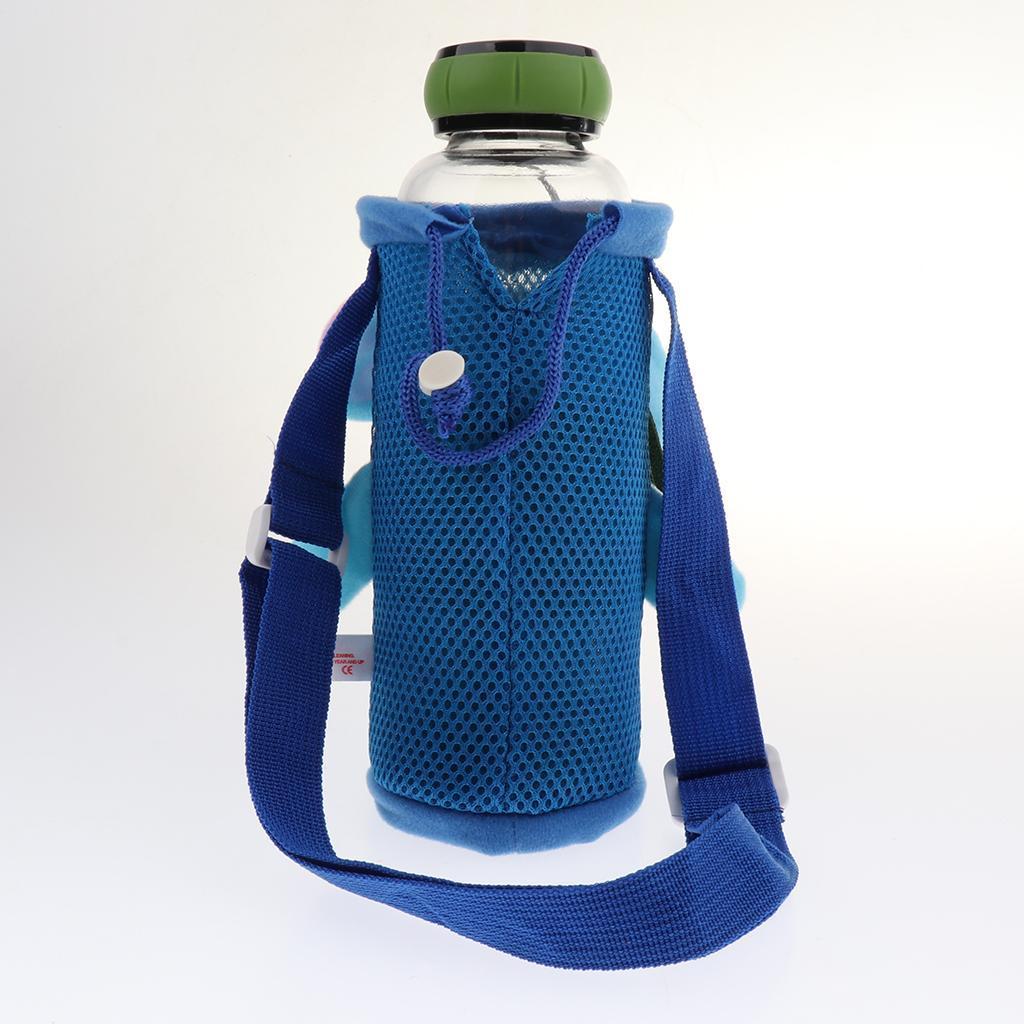 Kids Water Drink Bottle Pocket Carrier Sleeves Tote Bag with Adjustable ...