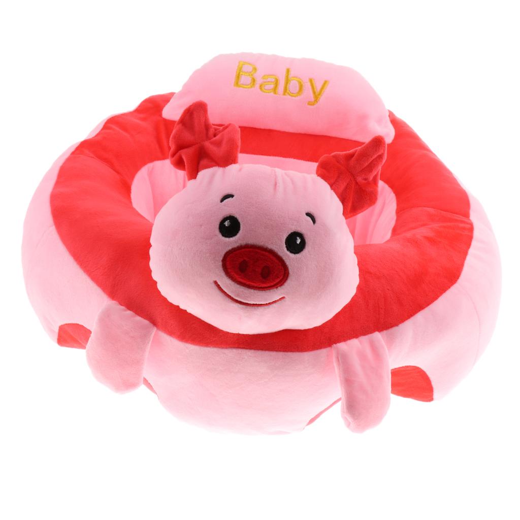 Baby Learning Chair Support Seat Baby Anti-Rollover Small Sofa Pig