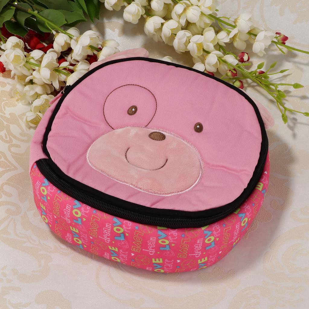 Insulated & Waterproof Baby Lunch Bag Carry Handbag Picnic Bag Pink Bear