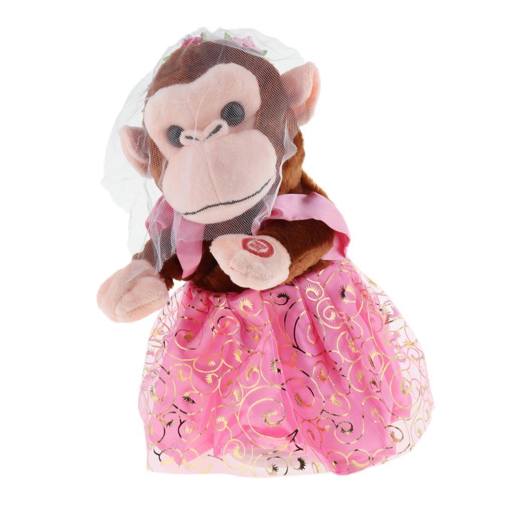 Electric Dancing Monkey Musical Singing Educational for Baby Kids Toy